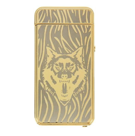 Дуговая USB зажигалка «Волк»