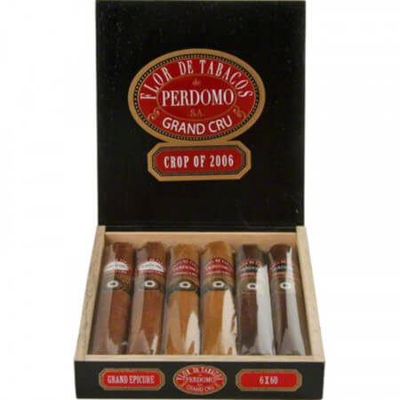 Набор сигар Perdomo Habano Bourbon Barrel Aged Epicure Gift Set - Maduro (6 шт.)