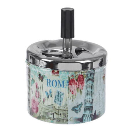 Пепельница бездымная "Рим", 9х11.5 см