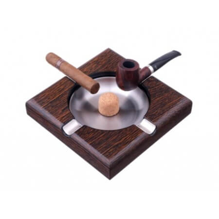 Пепельница Lubinski на 4 трубки или сигары, Железное дерево