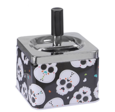 Пепельница бездымная "Милые черепа", 8.5х11 см