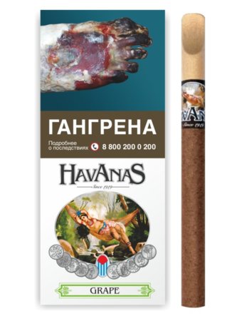 Havanas Wooden Tip - Grape