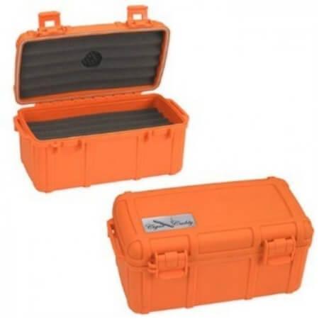XЬЮМИДОР AFICIONADO CIGAR CADDY TRAVEL ORANGE *15