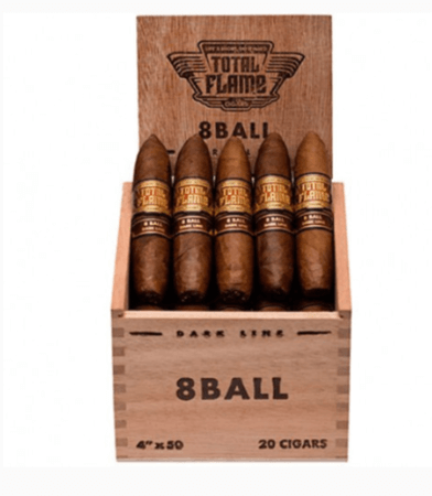 Total Flame 8 Ball Dark Line