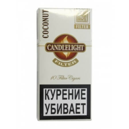 Сигариллы Candlelight Filter Coconut 10-блок