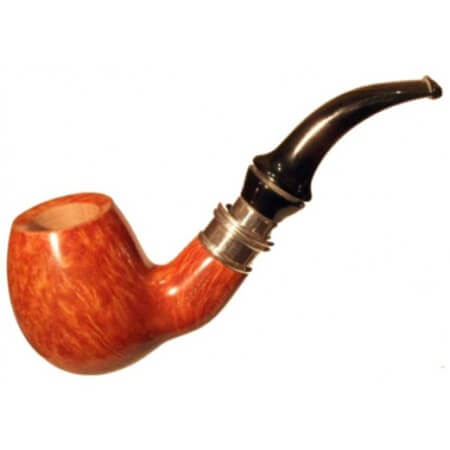 Трубка Lorenzetti briar (9мм) Liberta Natural в фирменном боксе с кисетом