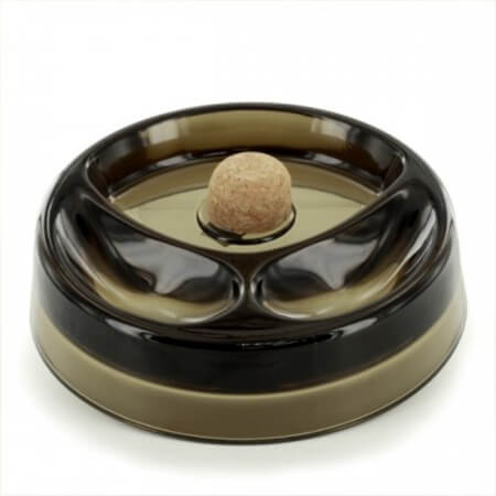 Пепельница для трубки стеклянная (Коричневая)